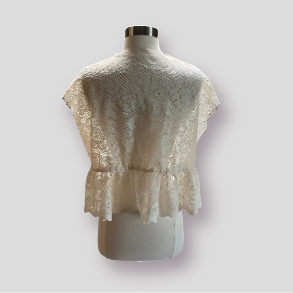 Handmade Lace Ruffle Top - Picture 3 of 4
